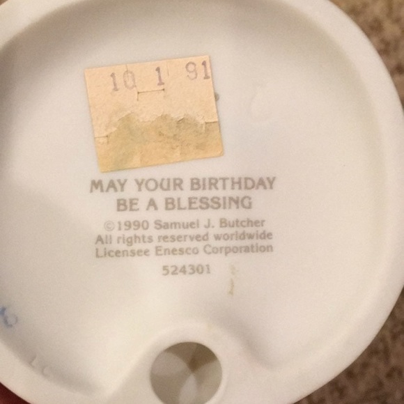 Vintage Precious Moments Birthday Figurine - Picture 3 of 3